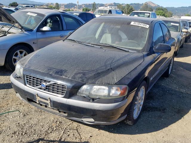 YV1RS61N912010573 - 2001 VOLVO S60 BLACK photo 2