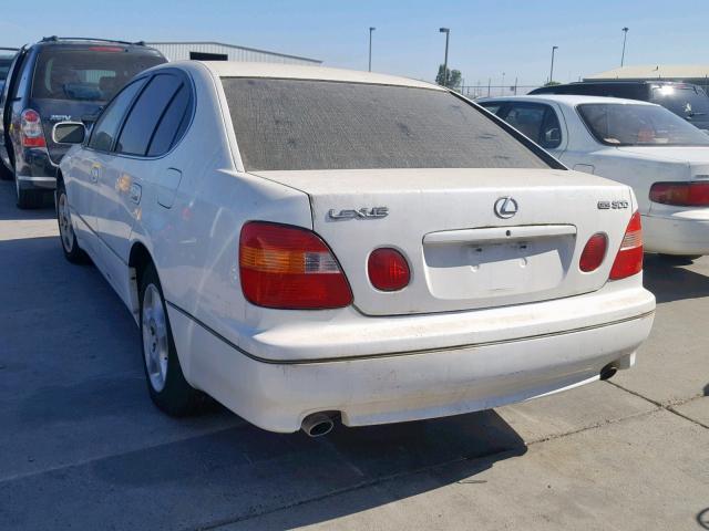 JT8BD68S9Y0087199 - 2000 LEXUS GS 300 WHITE photo 3