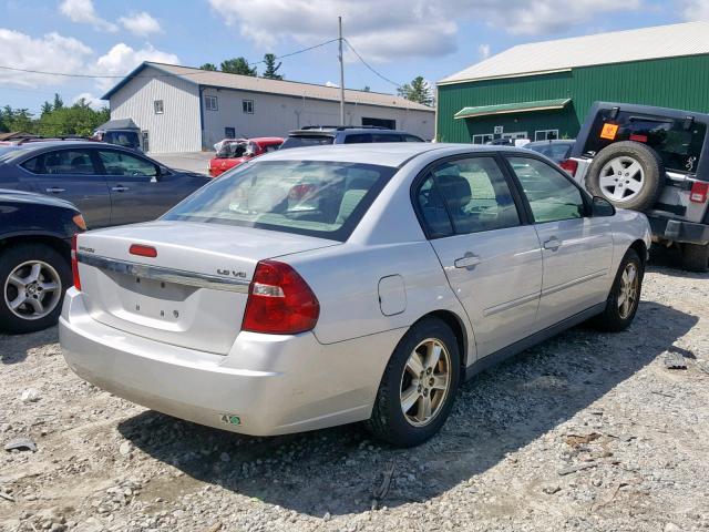 1G1ZT54805F187748 - 2005 CHEVROLET MALIBU LS SILVER photo 4