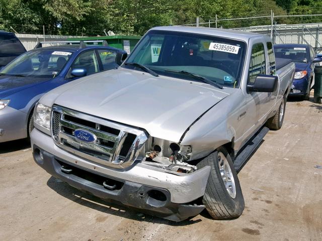 1FTLR4FE2APA27111 - 2010 FORD RANGER SUP SILVER photo 2