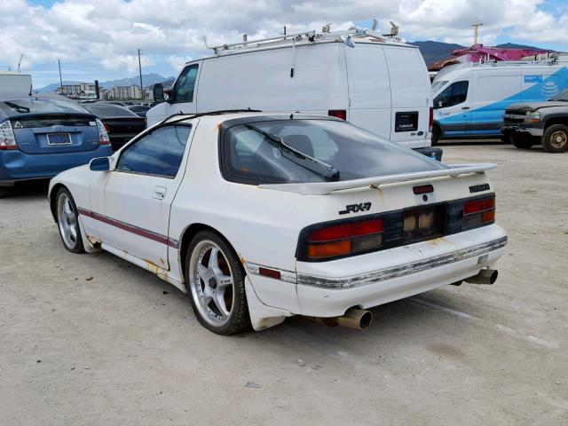 JM1FC3327J0619776 - 1988 MAZDA RX7 WHITE photo 3