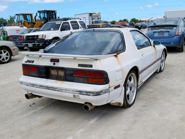 JM1FC3327J0619776 - 1988 MAZDA RX7 WHITE photo 4