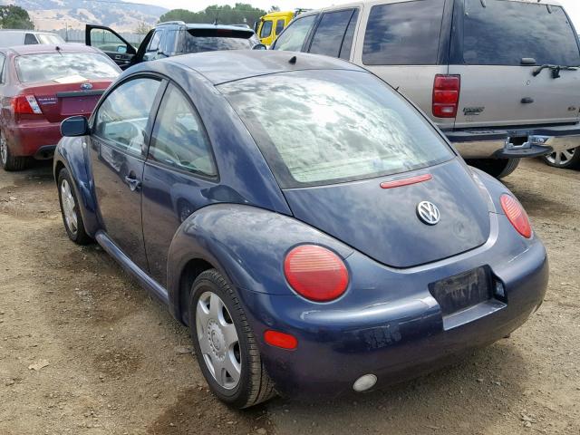 3VWCK21C91M445926 - 2001 VOLKSWAGEN NEW BEETLE ლურჯი ფოტო 3