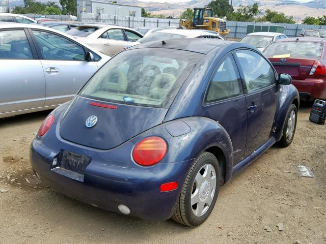 3VWCK21C91M445926 - 2001 VOLKSWAGEN NEW BEETLE ლურჯი ფოტო 4