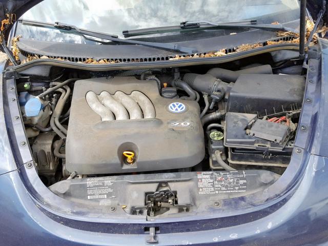 3VWCK21C91M445926 - 2001 VOLKSWAGEN NEW BEETLE ლურჯი ფოტო 7