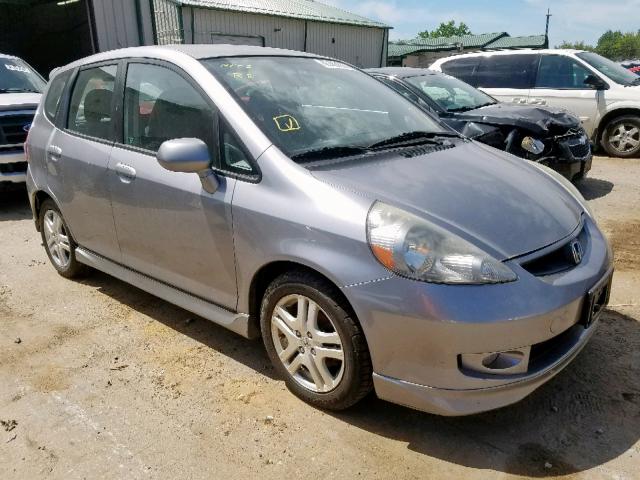 JHMGD38698S053128 - 2008 HONDA FIT SPORT SILVER photo 1