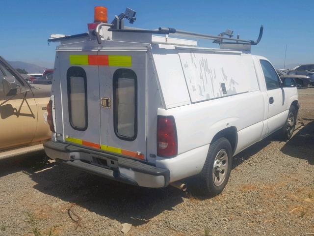 3GCEC14X36G252730 - 2006 CHEVROLET SILVERADO WHITE photo 4