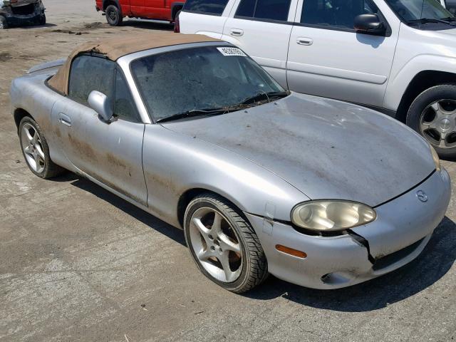 JM1NB353410218710 - 2001 MAZDA MX-5 MIATA SILVER photo 9