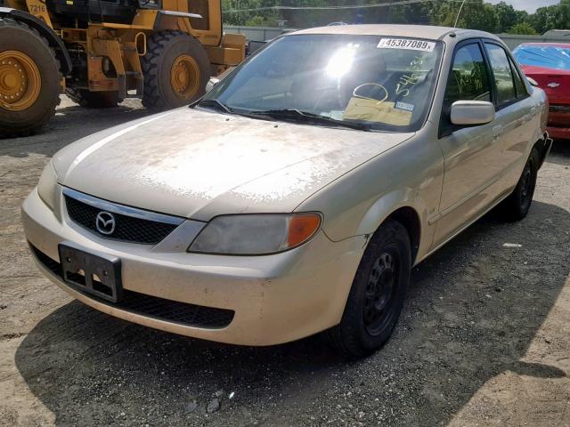 JM1BJ225520546631 - 2002 MAZDA PROTEGE DX GOLD photo 2