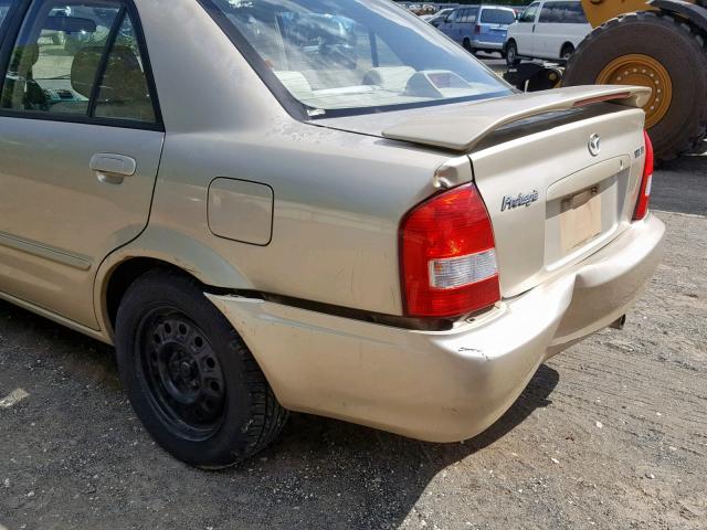 JM1BJ225520546631 - 2002 MAZDA PROTEGE DX GOLD photo 9