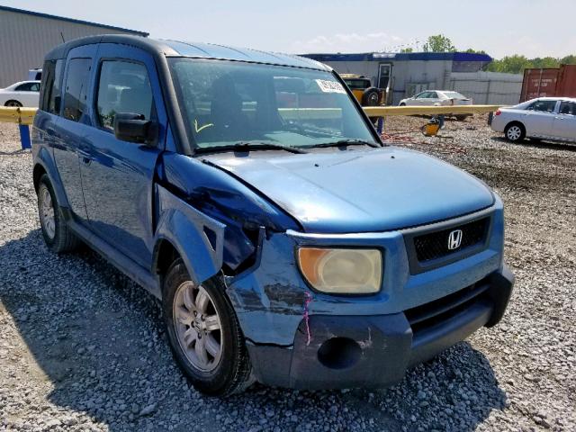 5J6YH27736L026829 - 2006 HONDA ELEMENT EX BLUE photo 1