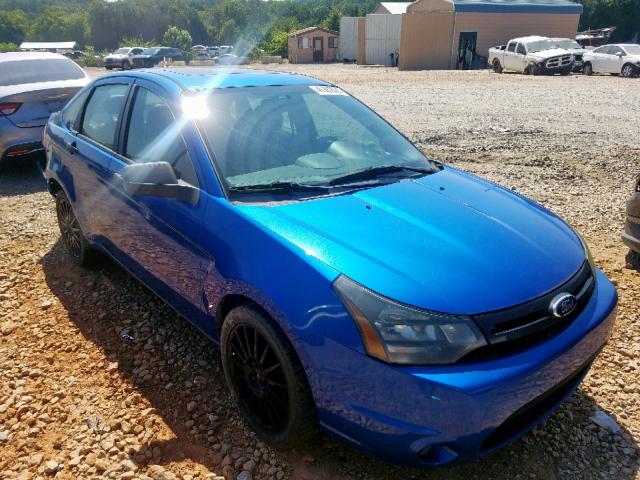 1FAHP3GN0BW134417 - 2011 FORD FOCUS SES BLUE photo 1