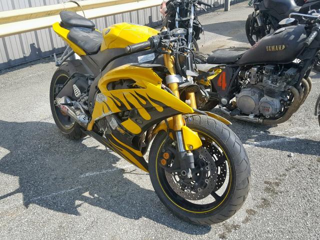 JYARJ16E98A007737 - 2008 YAMAHA YZFR6 YELLOW photo 1