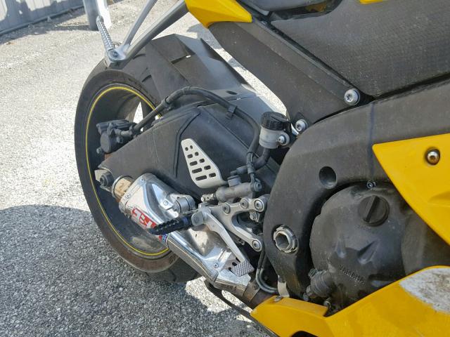 JYARJ16E98A007737 - 2008 YAMAHA YZFR6 YELLOW photo 9