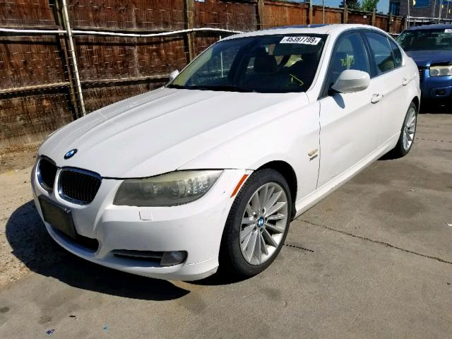 WBAPL3C53AA408628 - 2010 BMW 335 XI WHITE photo 2