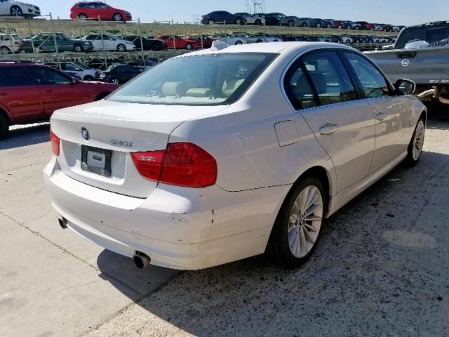 WBAPL3C53AA408628 - 2010 BMW 335 XI WHITE photo 4