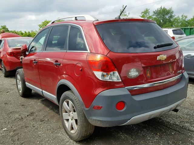 3GNAL2EK0CS579903 - 2012 CHEVROLET CAPTIVA SP RED photo 3