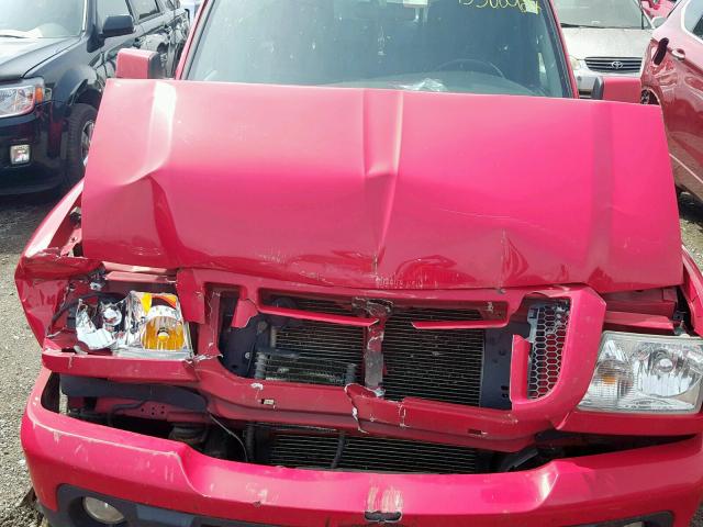 1FTKR1EE1BPA91475 - 2011 FORD RANGER SUP RED photo 7