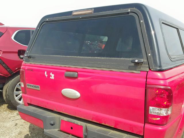 1FTKR1EE1BPA91475 - 2011 FORD RANGER SUP RED photo 9