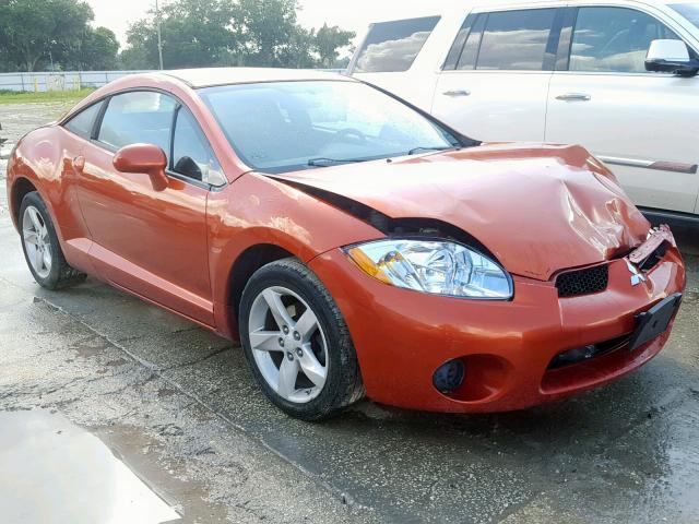 4A3AK24FX8E039358 - 2008 MITSUBISHI ECLIPSE GS ORANGE photo 1