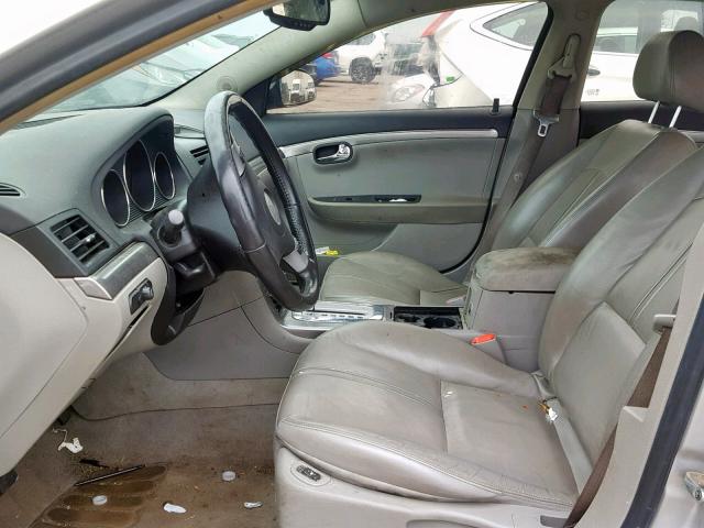 1G8ZS57N38F124850 - 2008 SATURN AURA XE SILVER photo 5