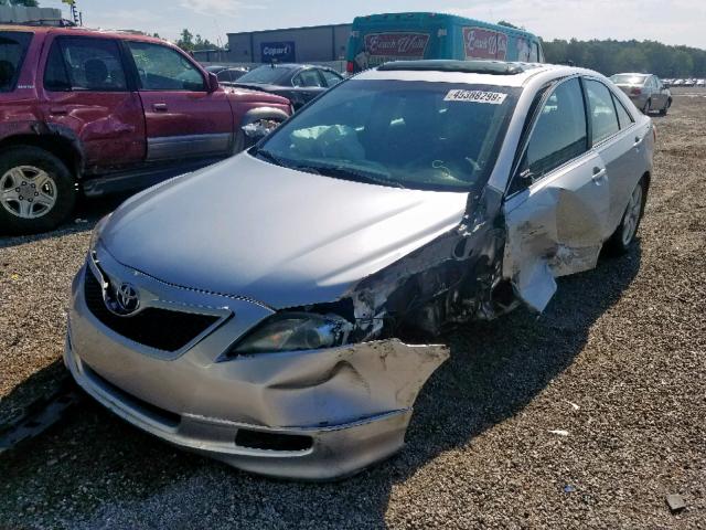4T1BE46K67U614124 - 2007 TOYOTA CAMRY NEW SILVER photo 2