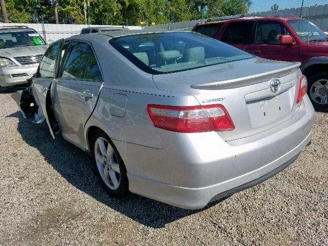 4T1BE46K67U614124 - 2007 TOYOTA CAMRY NEW SILVER photo 3