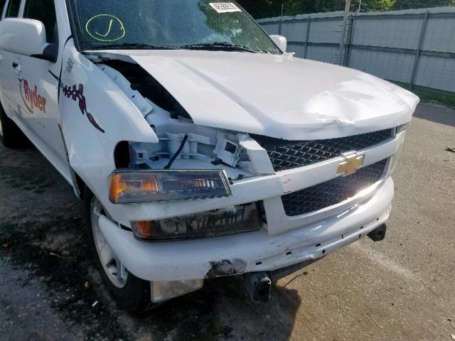 1GCDSCFE2C8169801 - 2012 CHEVROLET COLORADO L WHITE photo 9