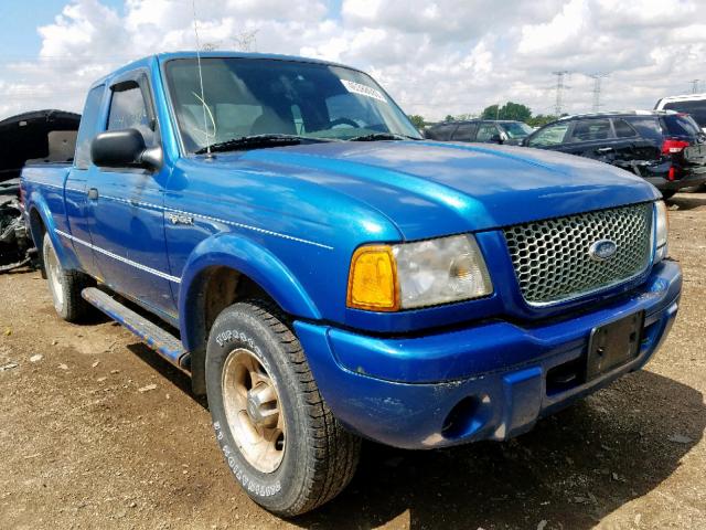 1FTZR15E91PA54557 - 2001 FORD RANGER SUP BLUE photo 1