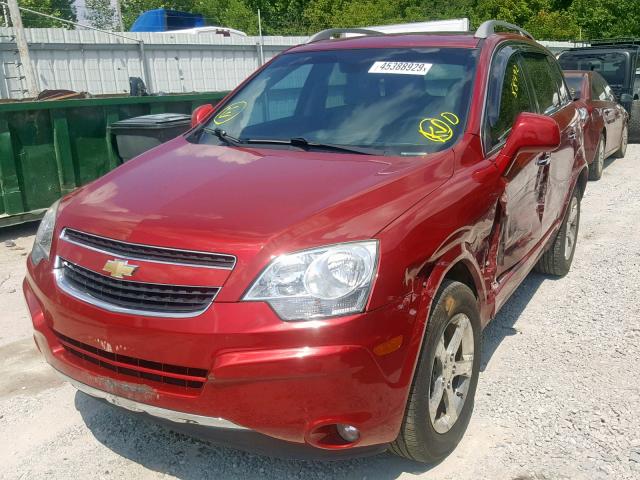 3GNFL4E53CS627910 - 2012 CHEVROLET CAPTIVA SP RED photo 2