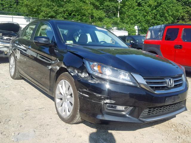 1HGCR2F82DA156134 - 2013 HONDA ACCORD EXL BLACK photo 1