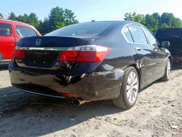 1HGCR2F82DA156134 - 2013 HONDA ACCORD EXL BLACK photo 4