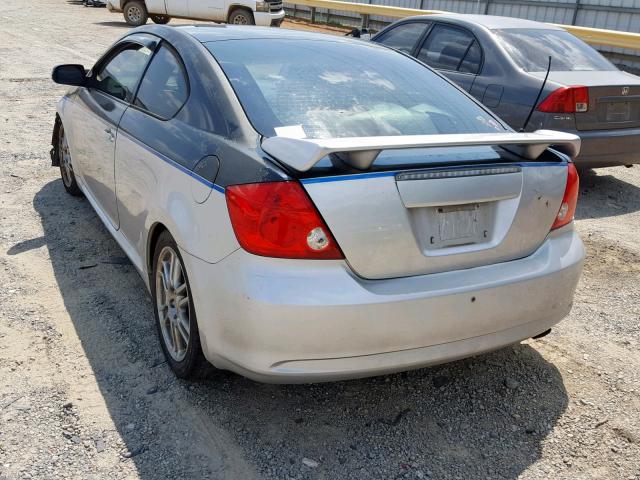 JTKDE177370180878 - 2007 TOYOTA SCION TC ვერცხლისფერი ფოტო 3
