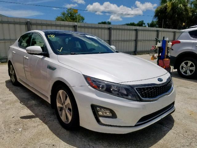 KNAGN4AD5G5094377 - 2016 KIA OPTIMA HYB CREAM photo 1