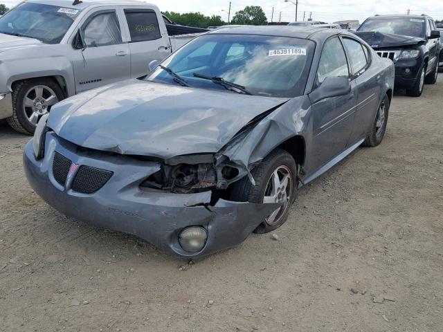 2G2WS522641269330 - 2004 PONTIAC GRAND PRIX BLUE photo 2