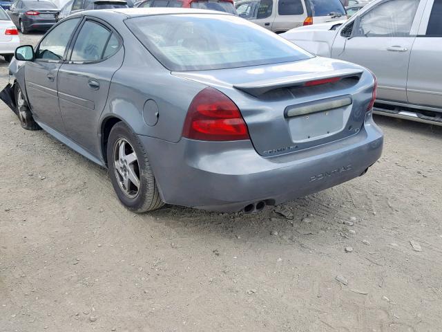 2G2WS522641269330 - 2004 PONTIAC GRAND PRIX BLUE photo 3
