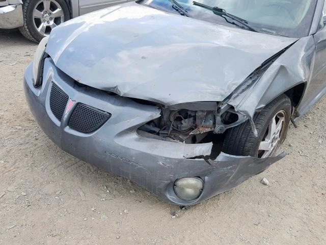 2G2WS522641269330 - 2004 PONTIAC GRAND PRIX BLUE photo 9