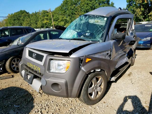 5J6YH18513L000474 - 2003 HONDA ELEMENT EX SILVER photo 2