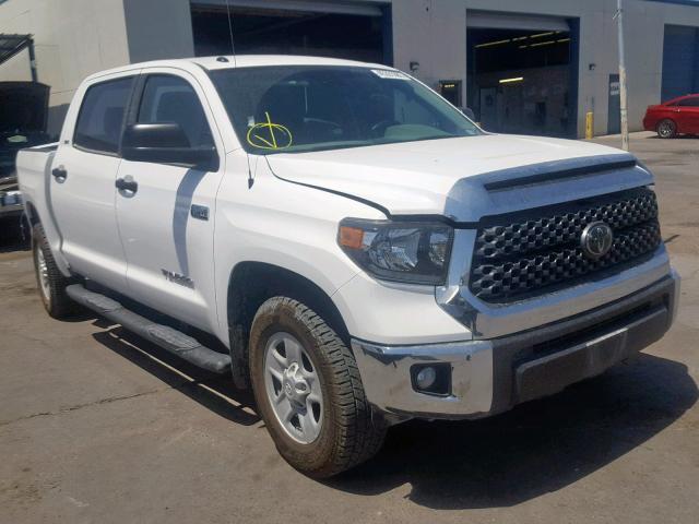 5TFDW5F12JX764034 - 2018 TOYOTA TUNDRA CRE WHITE photo 1