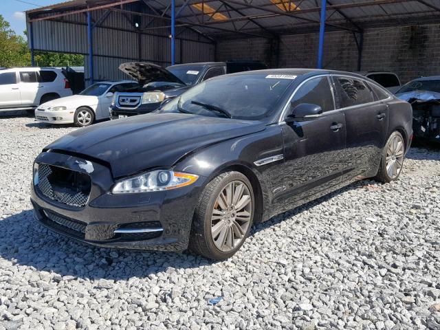 SAJWA2GE9BMV20618 - 2011 JAGUAR XJL SUPERC BLACK photo 2