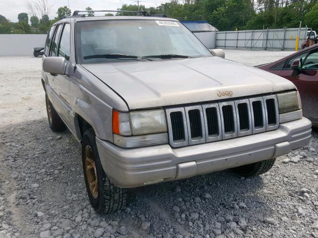 1J4GZ78YXVC581756 - 1997 JEEP GRAND CHER GRAY photo 1