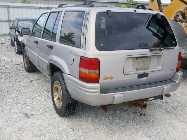 1J4GZ78YXVC581756 - 1997 JEEP GRAND CHER GRAY photo 3