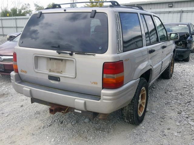 1J4GZ78YXVC581756 - 1997 JEEP GRAND CHER GRAY photo 4