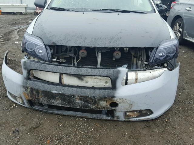 JTKDE177660085276 - 2006 TOYOTA SCION TC ვერცხლისფერი ფოტო 10