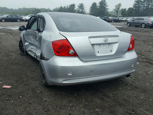 JTKDE177660085276 - 2006 TOYOTA SCION TC ვერცხლისფერი ფოტო 3