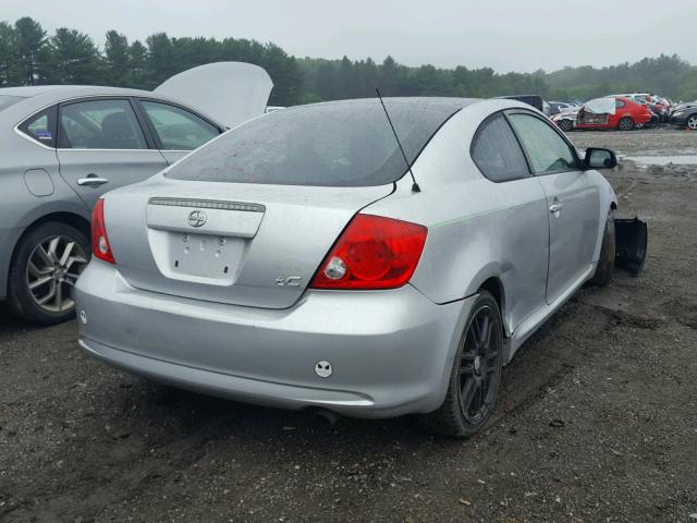 JTKDE177660085276 - 2006 TOYOTA SCION TC ვერცხლისფერი ფოტო 4