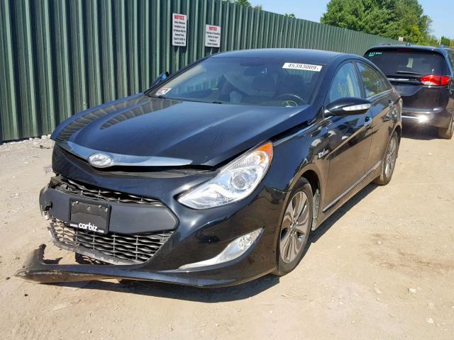 KMHEC4A45DA080039 - 2013 HYUNDAI SONATA HYB BLACK photo 2