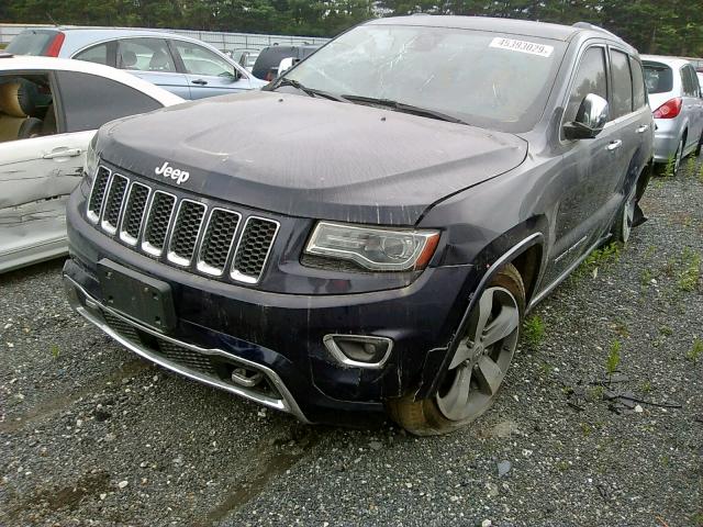 1C4RJFCG7EC303024 - 2014 JEEP GRAND CHER BLUE photo 2