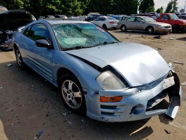 4A3AC44G83E064415 - 2003 MITSUBISHI ECLIPSE GS BLUE photo 1