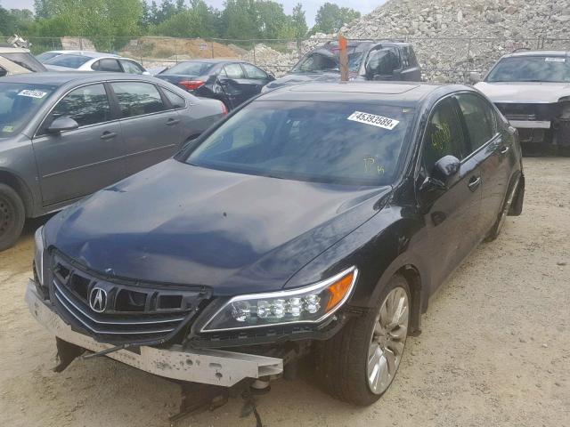 JH4KC1F9XEC004167 - 2014 ACURA RLX ADVANC შავი ფოტო 2